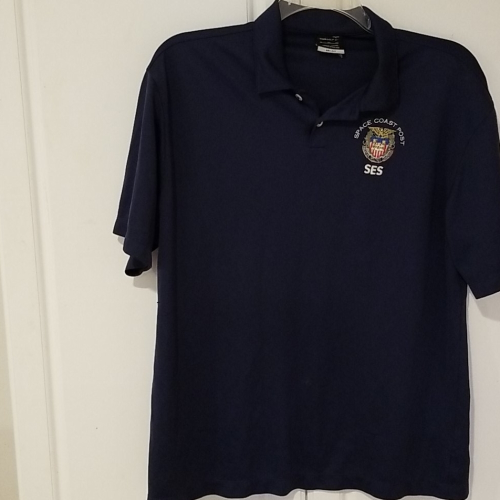 Space Coast Post SES Nike Golf Shirt Size XL